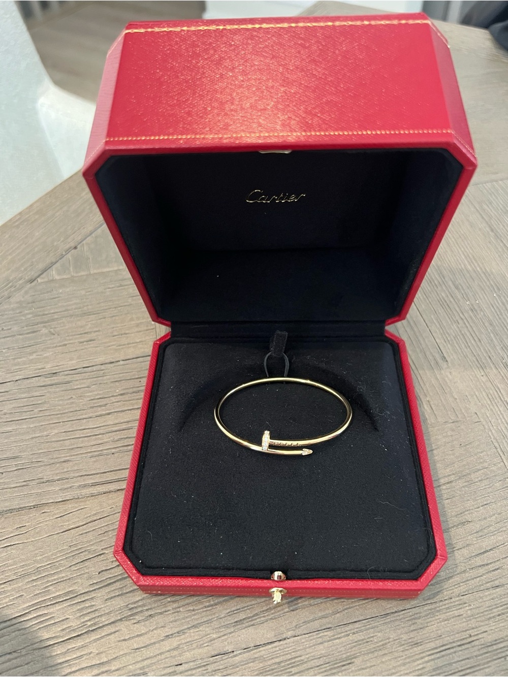Authentic Cartier Gold Diamond Juste Un Clou with Diamonds, Serviced & Full Set - Picture 2 of 4